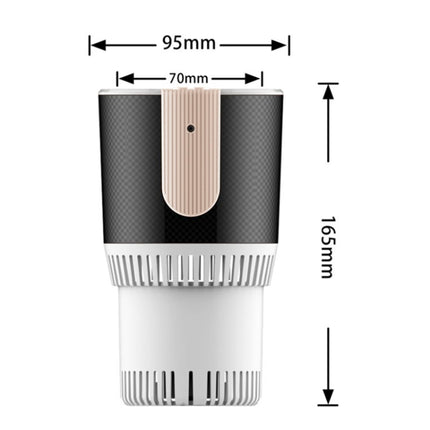 Portable Intelligent Cooling and Heating Cup Holder (White)-garmade.com