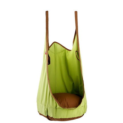 Adult and Children All-cotton Canvas Swing Outdoor Swing Frame Hanging Hammock, Size: 55*75*145cm, Random Color Delivery-garmade.com