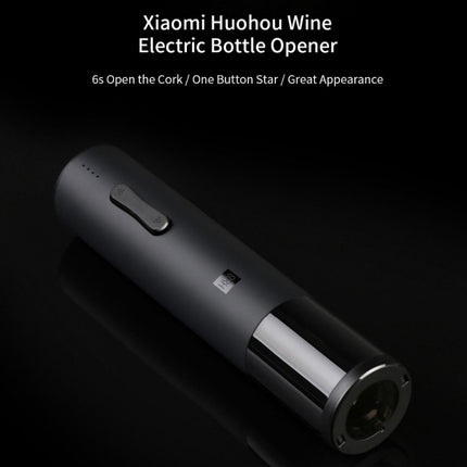 Original Xiaomi Youpin Huohou Automatic Wine Bottle Kit Electric Corkscrew With Foil Cutter-garmade.com