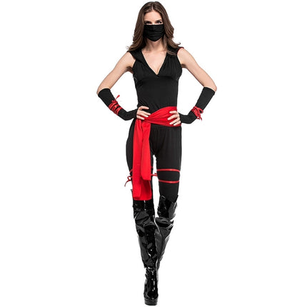 Halloween Woman Warrior Cosplay Pirate Costume Role Play Black Cosplay Cloth Costumes, XL, Chest: 80-100cm, Waistline: 74-85cm,-garmade.com