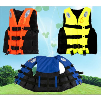 Drifting Swimming Fishing Life Jackets with Whistle for Children, Size:S(Yellow)-garmade.com