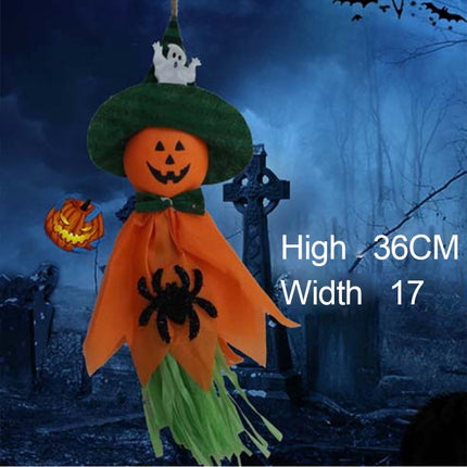 Halloween Hanging Ghost Pendant Pumpkin Halloween Decorations, Random Color Delivery-garmade.com