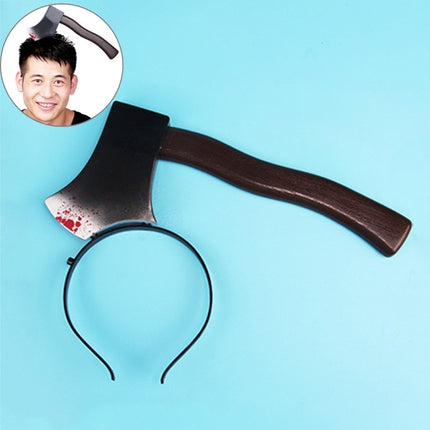 Halloween Costume Party Whole Horror Wear Head Props Axe Hair Hoop Game Show Supplies-garmade.com