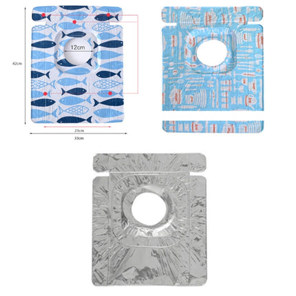 2 PCS Gas Stove Protectors Foil Heat-resistant Anti-Fouling Liner Cleaning Kitchen Tools Mat(Silver)-garmade.com