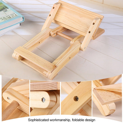 Pine Folding Square Bench Portable Home Outdoor Fishing Chair Bench,Size: 19x24x17.8cm-garmade.com