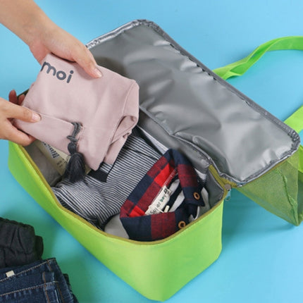 Portable Double Layer Mesh Sport Duffel Beach Picnic Shoulder Storage Bag Handbag(Black)-garmade.com