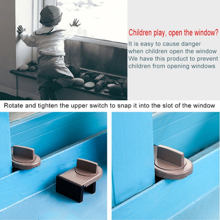 Sliding Sash Stopper Cabinet Locks & Straps Doors Security Anti-theft Lock Window Door Baby Safety Lock-garmade.com