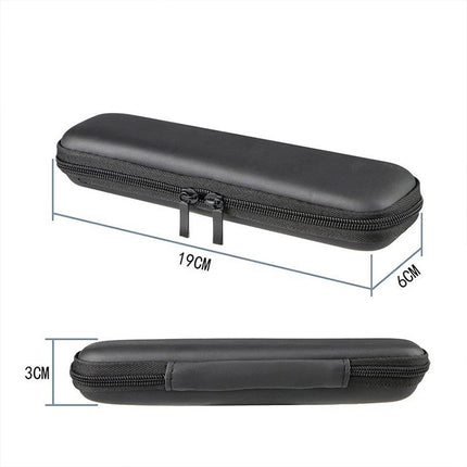Multi-function Stationery Earphone Data Cable Storage Box Protective Bag (Black)-garmade.com