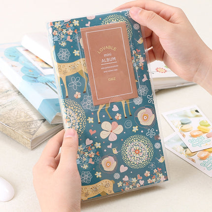 2 PCS 3 inch DIY Creativity Insert Type Forest Deer Pattern Mini Exquisite Photo Album-garmade.com