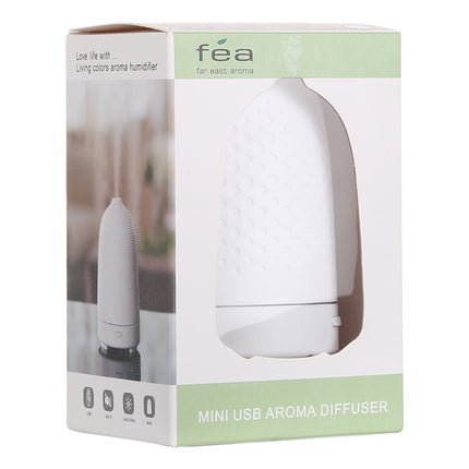 5W Honeycomb Texture Mini Humidifier with Colorful Light, Capacity: 50ml, DC 5V(White)-garmade.com