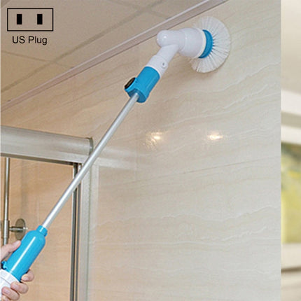 Multi-function Tub and Tile Scrubber Cordless Power Spin Scrubber Power Cleaning Brush Set for Bathroom Floor Wall, US Plug-garmade.com