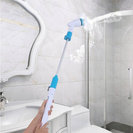 Multi-function Tub and Tile Scrubber Cordless Power Spin Scrubber Power Cleaning Brush Set for Bathroom Floor Wall, US Plug-garmade.com