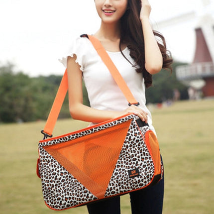 DODOPET MG-866 Portable Pet Handbag Shoulder Bag for Cat / Dog and Other Pets Small , Size : 44*27*18.5cm(Orange)-garmade.com