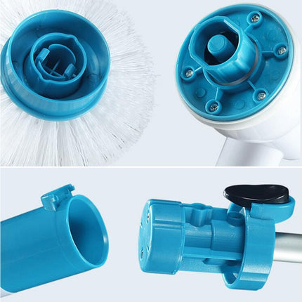 Multi-function Tub and Tile Scrubber Cordless Power Spin Scrubber Power Cleaning Brush Set for Bathroom Floor Wall, AU Plug-garmade.com