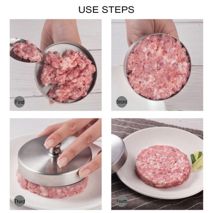 Kitchen Food Molds Stainless Steel Hamburger Meat Press Molds Tools-garmade.com