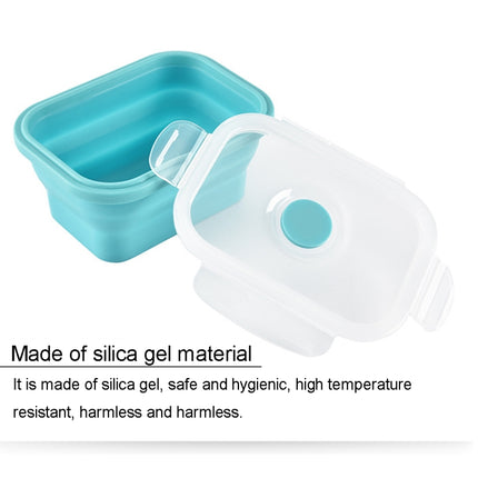 Scaleable Foldable Food-grade Silicone Insulated 3 Boxes Container Bento Box Kit(Pink)-garmade.com
