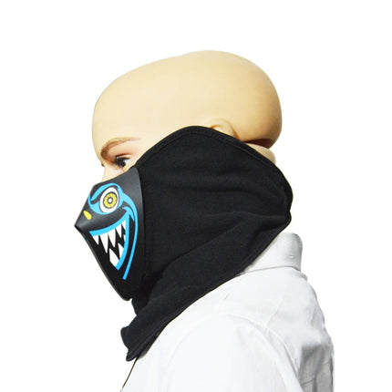 FG-MA-027 Halloween Mask Voice Control LED Cold Light Terror Cosplay Mask-garmade.com