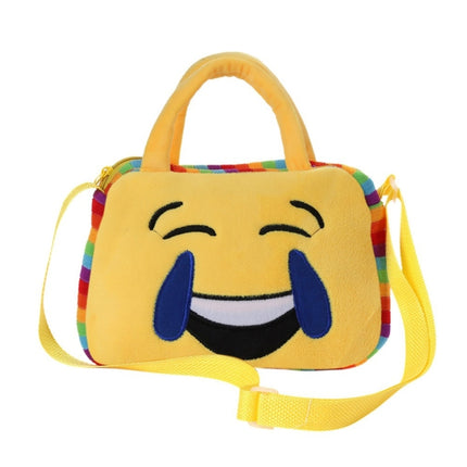 Portable Lovely Faces Square Shape Plush Doll Backpack, Kindergarten Children Shoulder Bag-garmade.com
