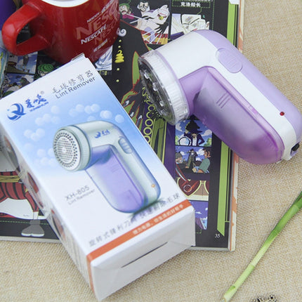 AC 100-240V Rechargeable Remove Fluff Fabric Shaver Lint Remover(Purplish Red)-garmade.com