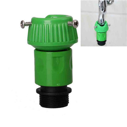 Home Garden Faucet Fast Connector Adapter(Green)-garmade.com