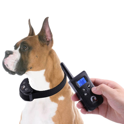 PD520V Automatic Anti Barking Collar Pet Training Control System for Dogs(Black)-garmade.com