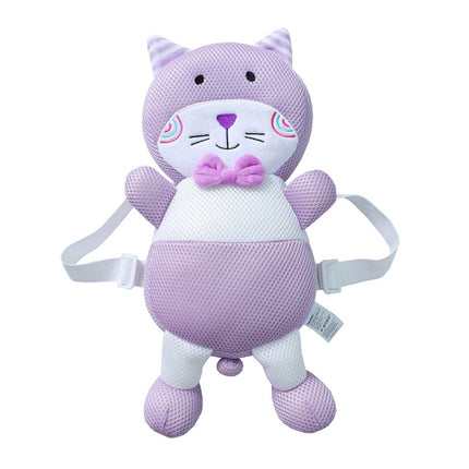 Breathable Purple Cat Pattern Shockproof Head Pad for Baby Children Waliking-garmade.com