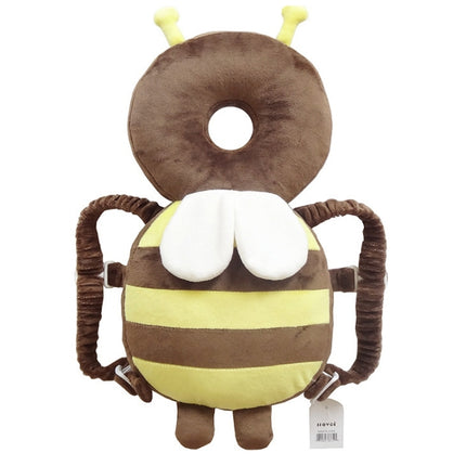 Big Brown Plush Bee Pattern Shockproof Head Pad for Baby Children Waliking-garmade.com
