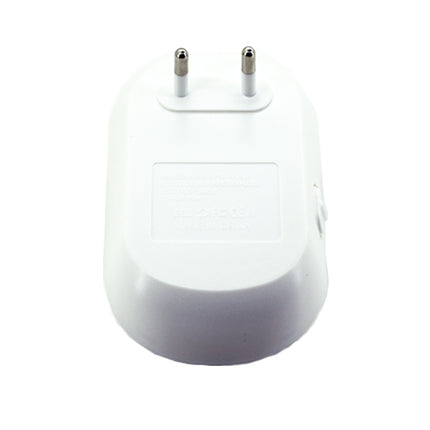 Electronic Ultrasonic Mosquito Rat Pest Control Repeller with LED Light, EU Plug AC90V-250V (White+Blue)-garmade.com