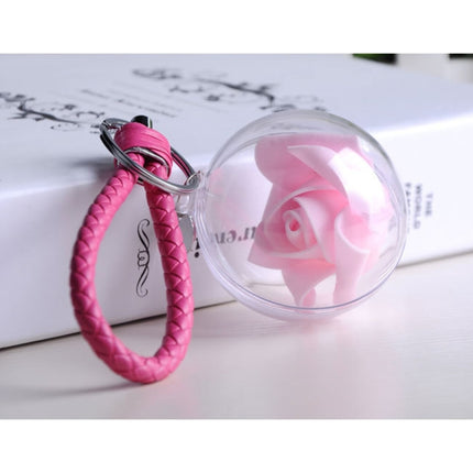 5 PCS Transparent Christmas Ball Hollow Plastic Sphere Ball Shaped Eternal Flower Ball Wedding Gifts Gift Box, Size: 4 x 4cm-garmade.com