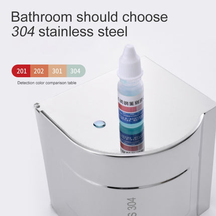 K8 304 Stainless Steel Bathroom Wall-mounted Waterproof Bright Light Paper Towel Roll Holder-garmade.com