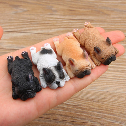 Home Decoration Lovely Rrunk on Sleep French Bulldog 3D Magnetic Buckle Fridge Paste-garmade.com