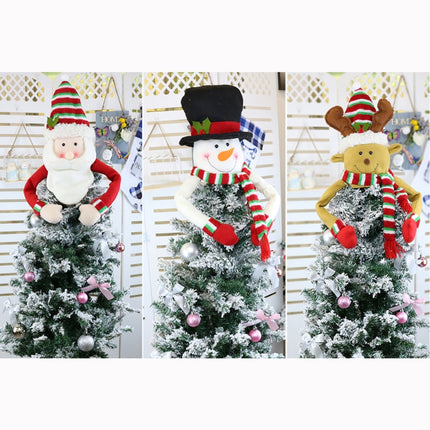 CX20206 Snowman Pattern Christmas Tree Pendant Decoration, Size: S-garmade.com