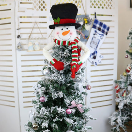 CX20208 Snowman Pattern Christmas Tree Pendant Decoration, Size: L-garmade.com