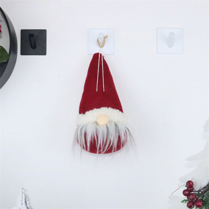 CX20211 Circle Faceless Doll Christmas Tree Pendant Decoration(Red)-garmade.com