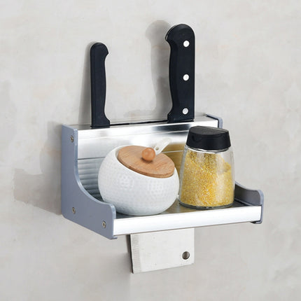 20cm Kitchen Multi-function Wall-mounted Condiment Holder Storage Rack-garmade.com