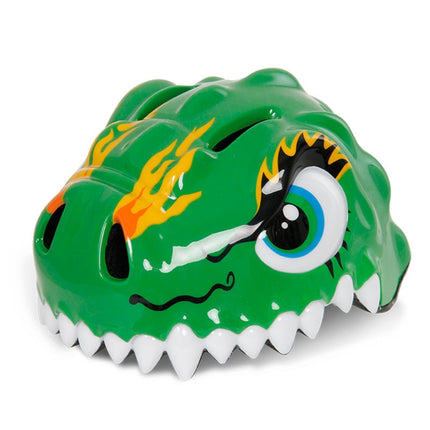 XINTWON TKXTTKKL Cute Cartoon Dinosaur Safety Cycling Helmet Bicycle Riding Helmet Protector for Children, Free Size(Green)-garmade.com