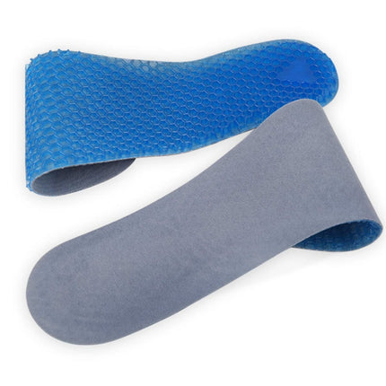 1 Pair Honeycomb Damping Suede Soft Sport Shoes Insoles, Full Pads, Size: L / 41-46yards-garmade.com