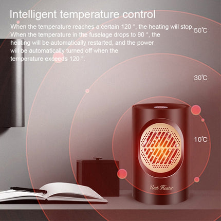 BG-360 Mini Household Desktop Radiator Warmer Electric Heater Warm Air Blower (Black)-garmade.com