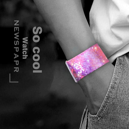 City Of Sky Pattern Creative Fashion Waterproof Paper Watch Intelligent Paper Electronic Wristwatch-garmade.com
