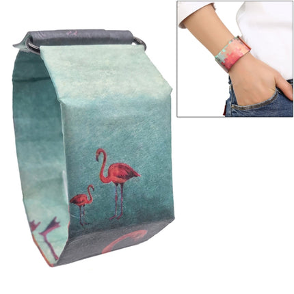 Flamingo Pattern Creative Fashion Waterproof Paper Watch Intelligent Paper Electronic Wristwatch-garmade.com