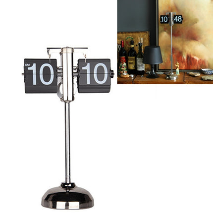 Creative Home Office Bedroom Retractable Flip Trolley Small Balance Clock-garmade.com