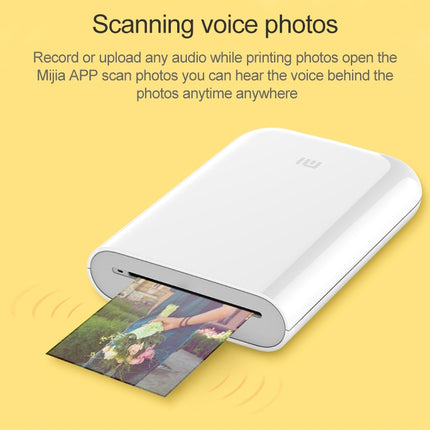 Original Xiaomi Portable Pocket Photo Printer(White)-garmade.com