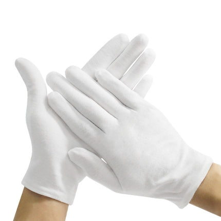 12 Pairs Labor Insurance Work Gloves, Cotton Single-sided-garmade.com