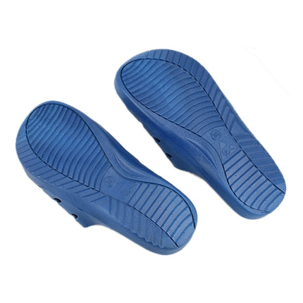 Anti-static Anti-skid Six-hole Slippers, Size: 38 (Blue)-garmade.com