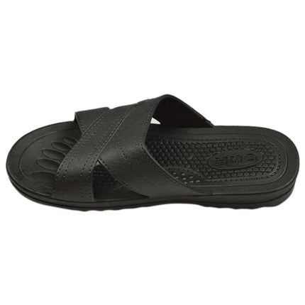 Anti-static Non-slip X-shaped Slippers, Size: 36 (Black)-garmade.com