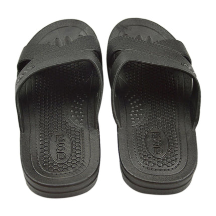 Anti-static Non-slip X-shaped Slippers, Size: 38 (Black)-garmade.com