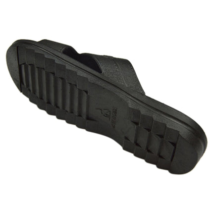 Anti-static Non-slip X-shaped Slippers, Size: 42 (Black)-garmade.com
