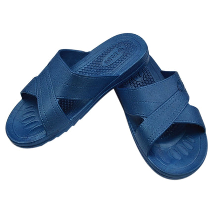 Anti-static Non-slip X-shaped Slippers, Size: 42 (Blue)-garmade.com