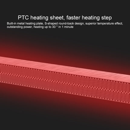 Household Office Radiator Warmer Electric Heater Warm Air Blower Intelligent Induction Foot Warmer (Mint Green)-garmade.com