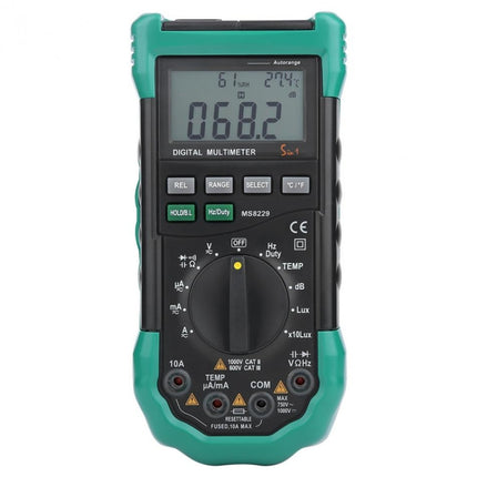 BSIDE MS8229 Digital Multimeter LUX Noise Meter Temperature Humidity Tester-garmade.com